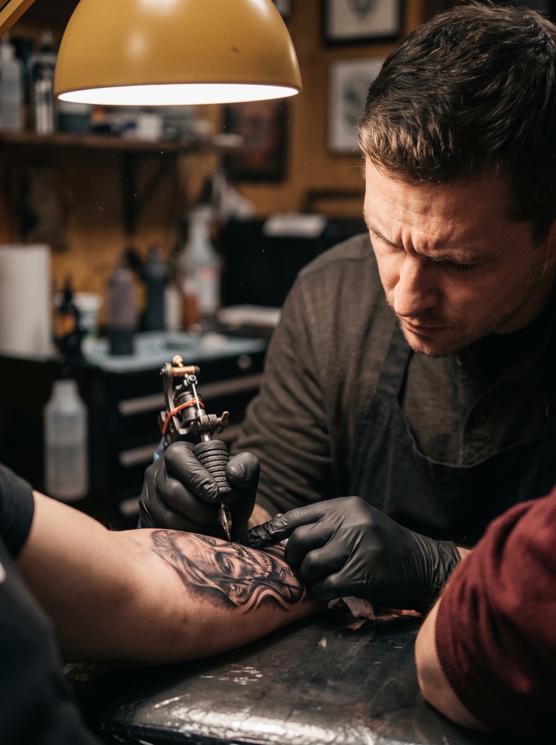 Tattoo work at Ink Therapy